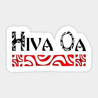 HIVA OA Sticker